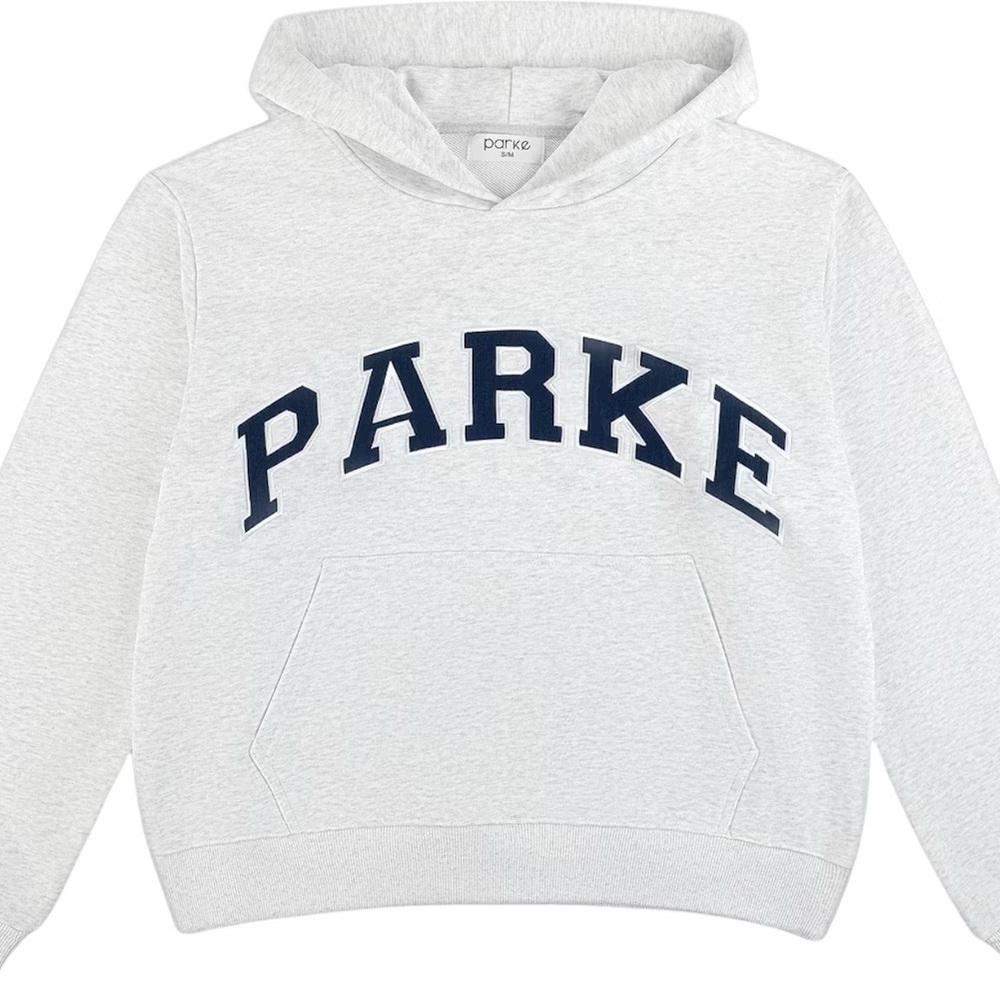 NWOT GREY/NAVY XXL PARKE HOODIE